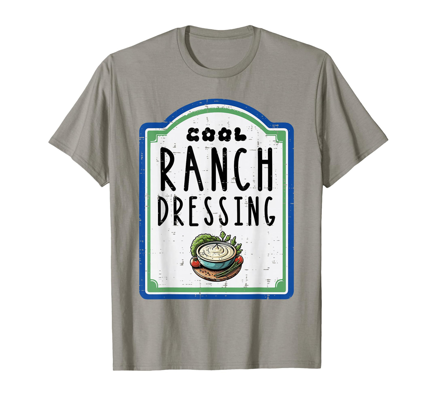 Halloween Ranch Dressing Funny Food Costume Men Women Kids T-Shirt