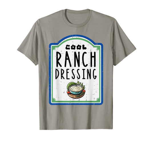 Halloween Ranch Dressing Funny Food Costume Men Women Kids T-Shirt