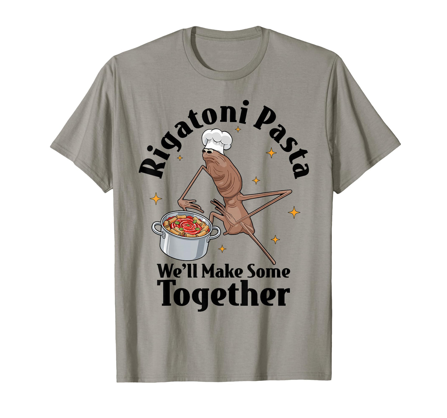 Marcus The Worm Rigatoni Pasta Funny Meme T-Shirt