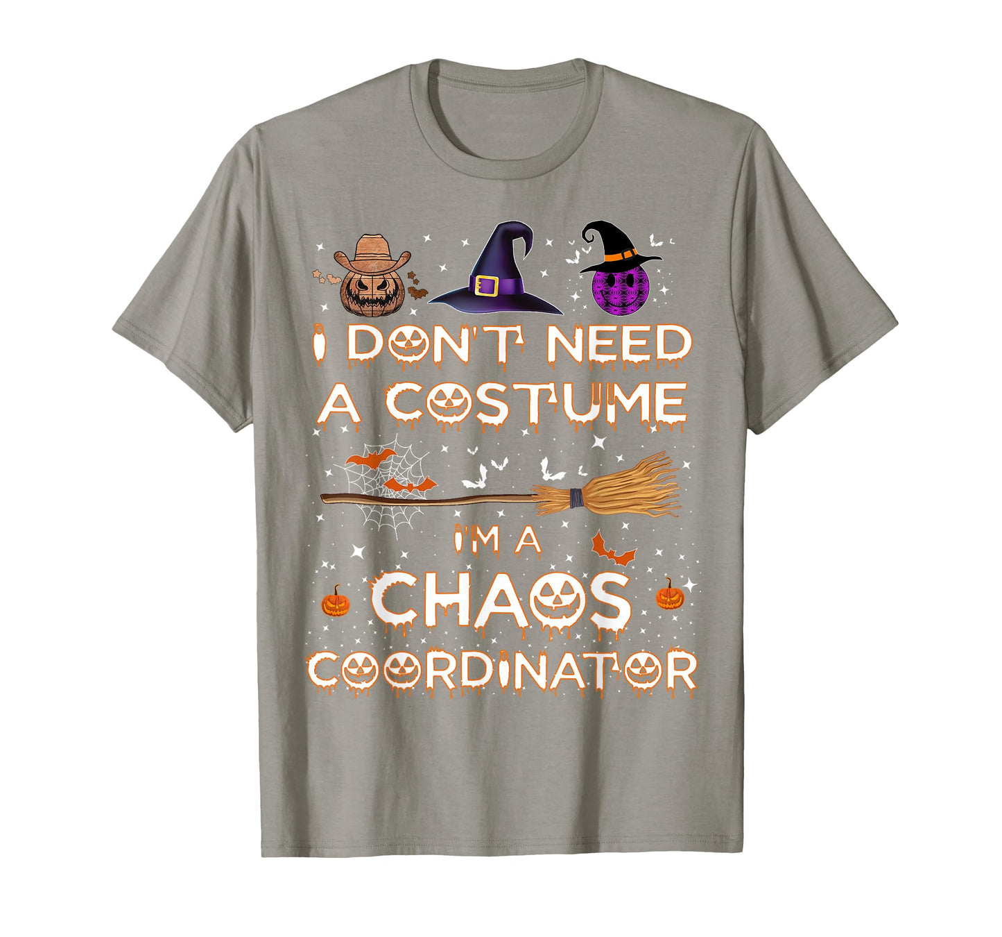 Chaos Coordinator Halloween Costume 2023 Pumpkin Tee T-Shirt