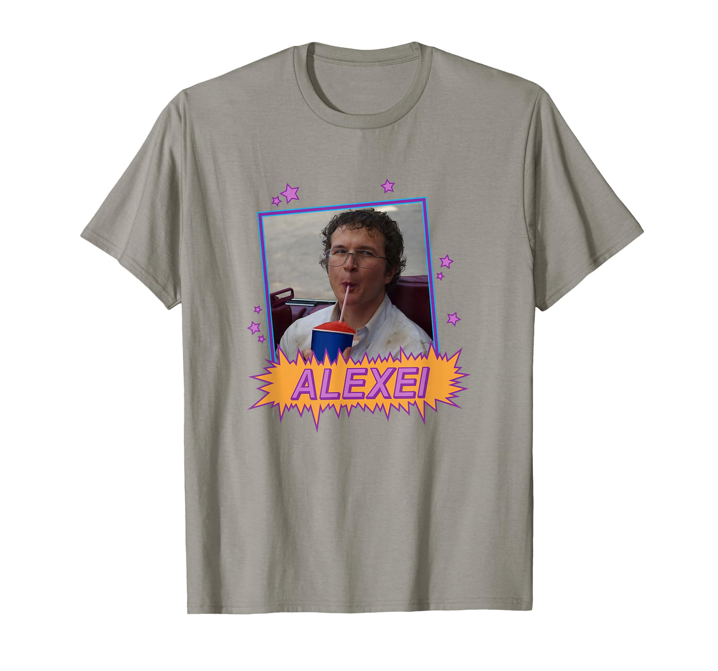 Stranger Things Alexei Slurping On A Slushie Funny Shot T-Shirt