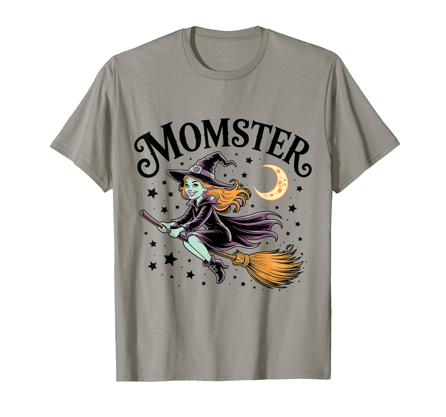 Momster Funny Halloween Mom Witch T-Shirt