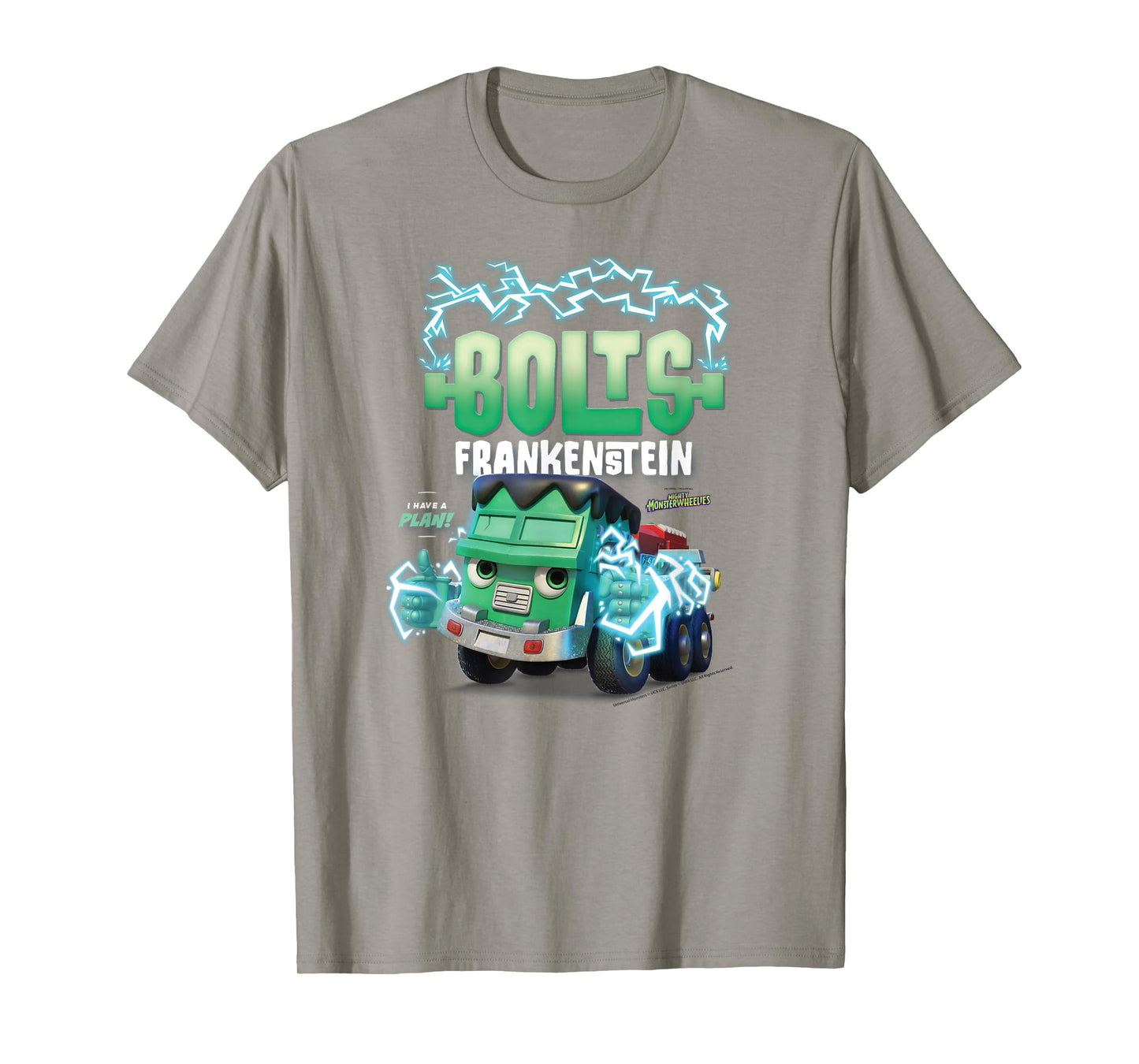 DreamWorks Mighty MonsterWheelies Bolts Frankenstein T-Shirt