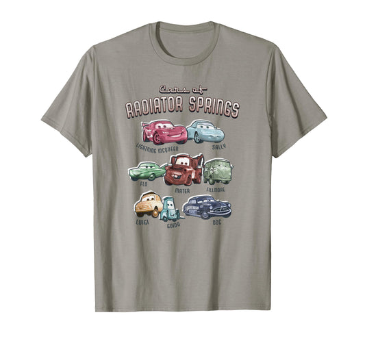 Disney Pixar Cars Cast of Radiator Springs T-Shirt Small