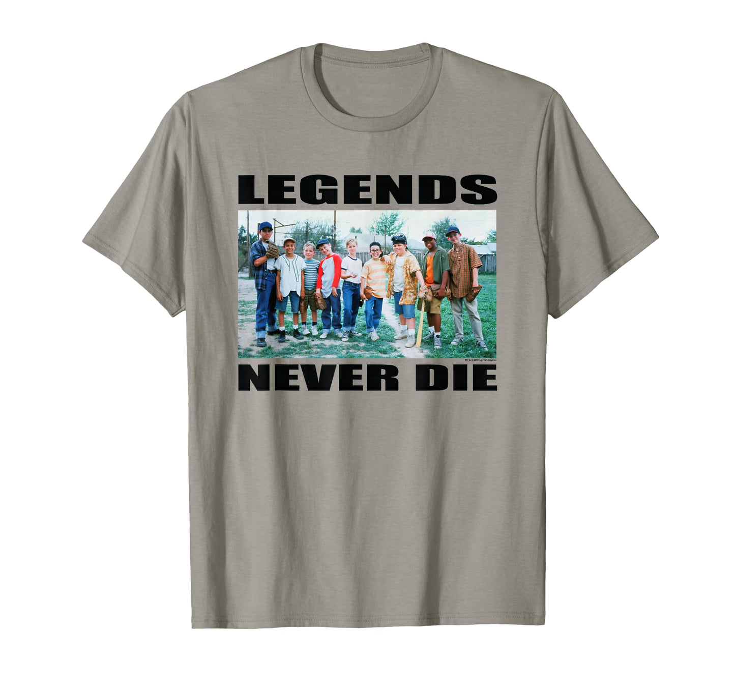 The Sandlot Legends Never Die Quote Official 1993 Movie T-Shirt