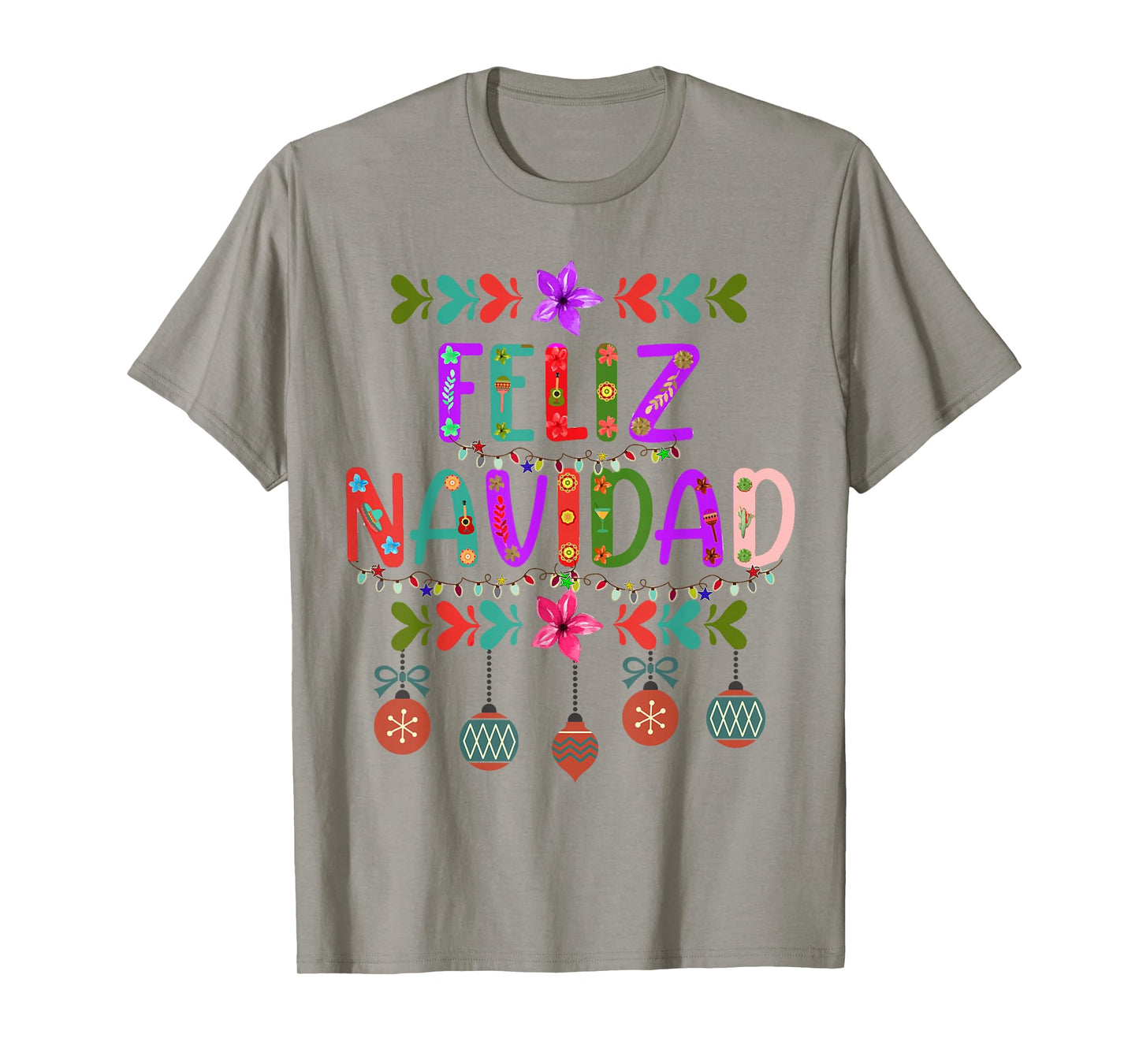 Feliz Navidad Matching Family Spanish Christmas Mexican Xmas T-Shirt