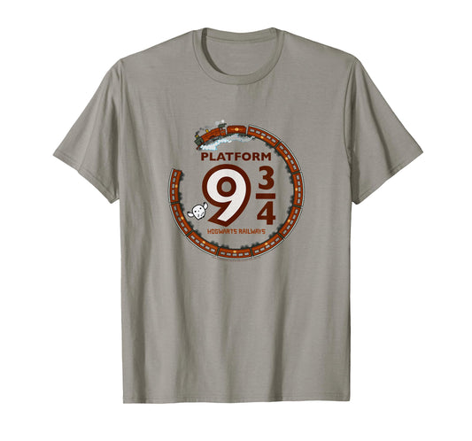Harry Potter Platform 9 3/4 Hogwart Railways T-Shirt
