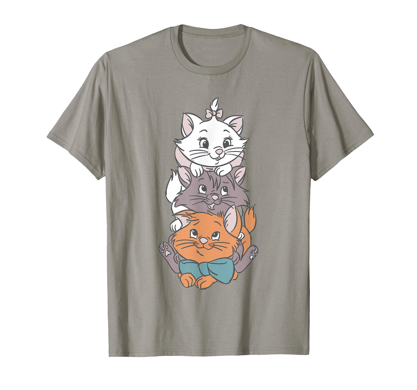 Disney The Aristocats Adorable Cute Trio Big Chest Portrait T-Shirt