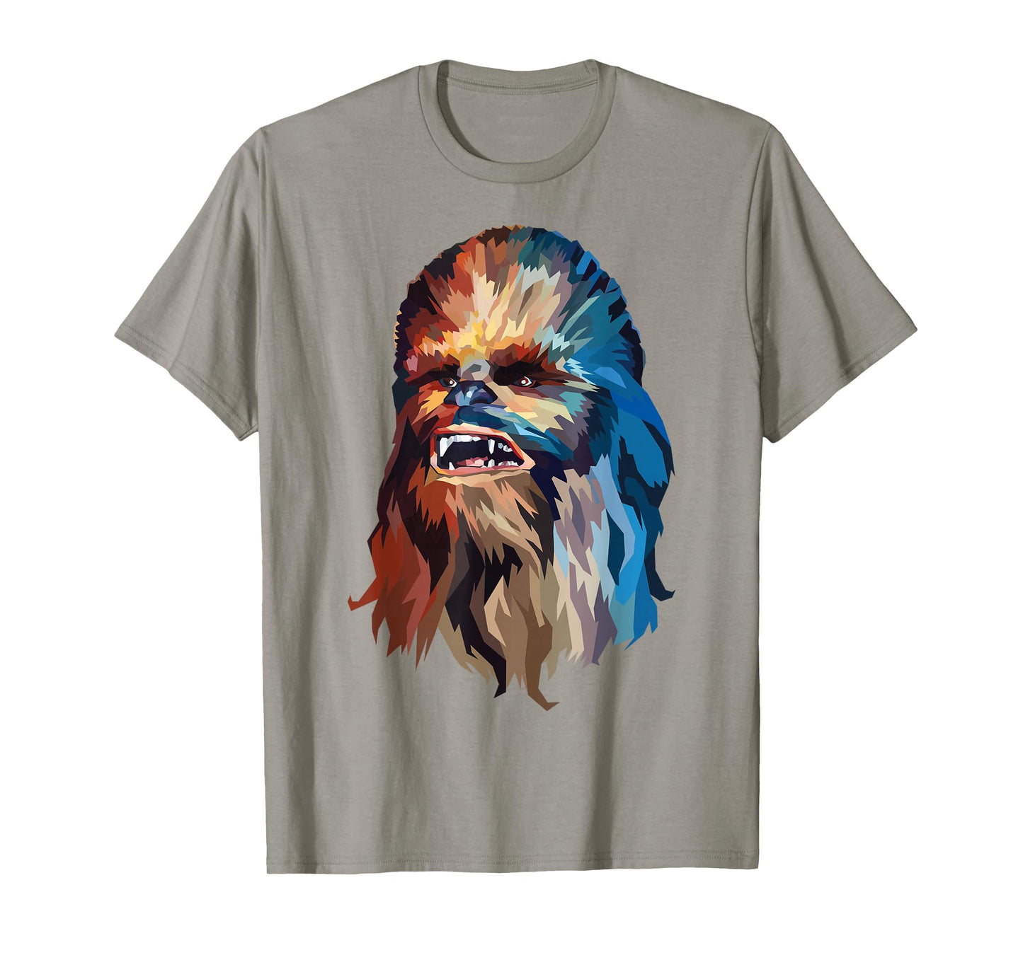 Star Wars Chewbacca Awesome Geometric Style Chewie Portrait T-Shirt