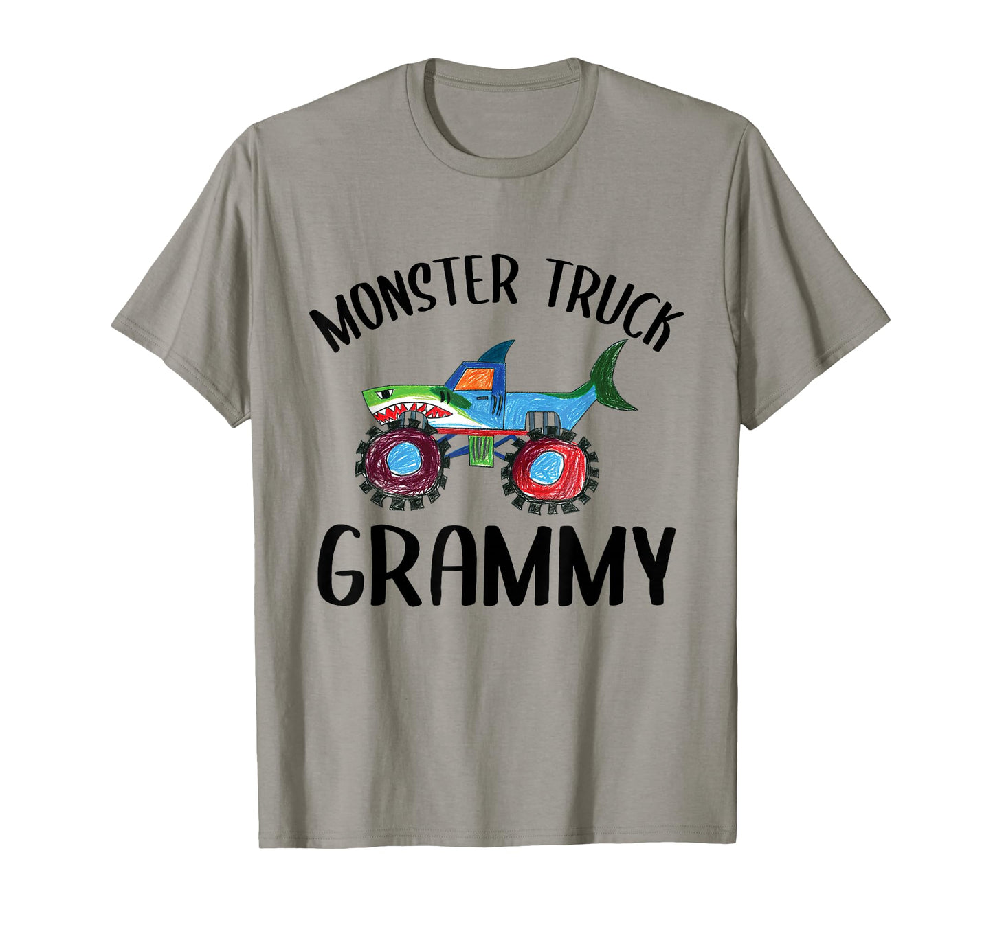 Children's Doodles Draw, Monster Truck Grammy Tee T-Shirt