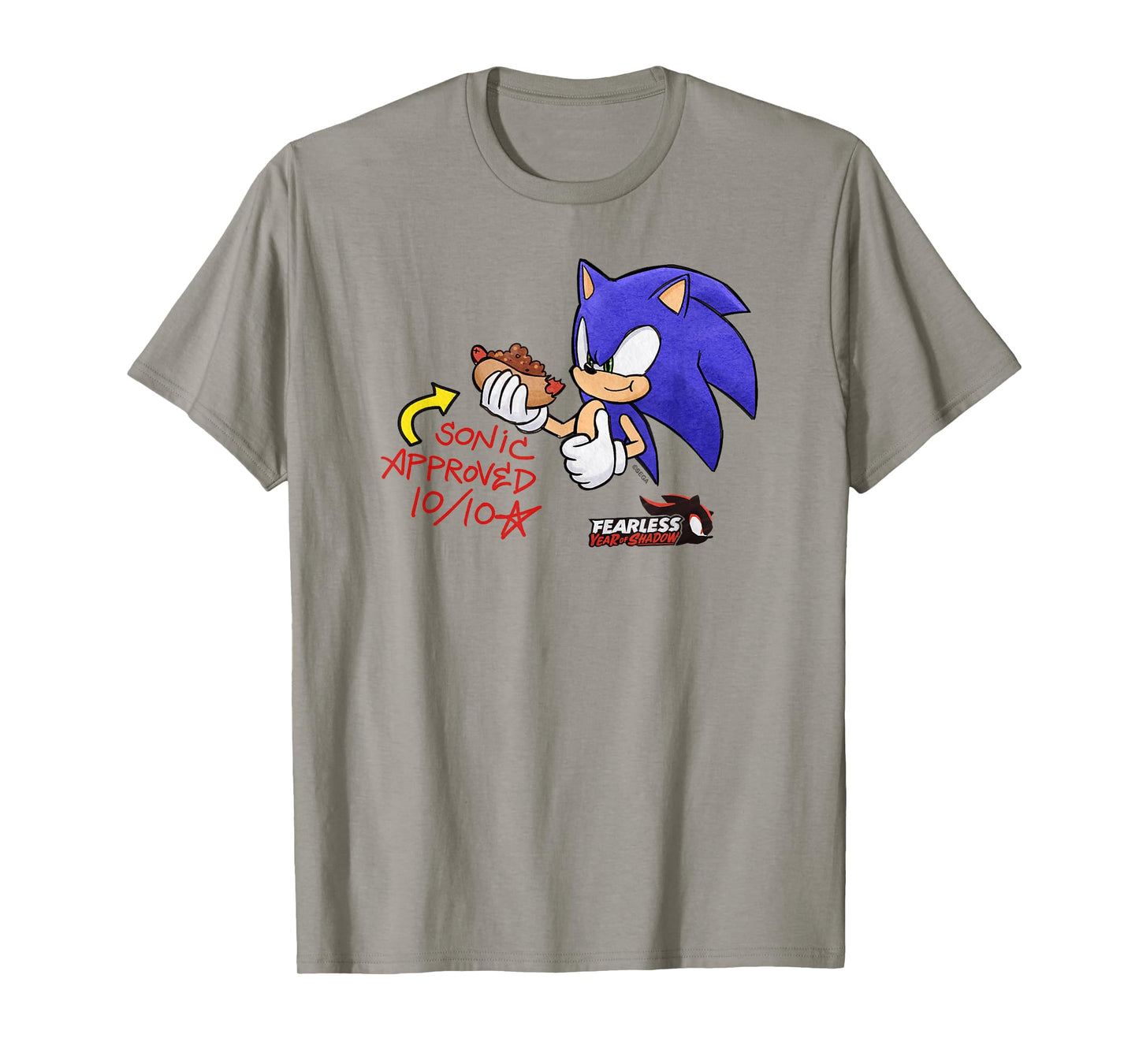 Sonic The Hedgehog, Fearless Year of Shadow - Sonic Approved T-Shirt