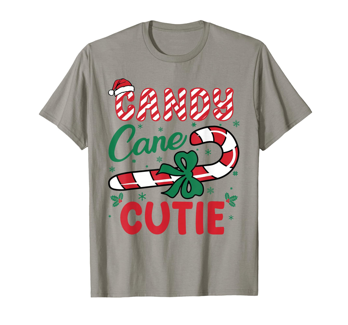 Candy Cane Cutie Funny Christmas Holiday Boys Toddlers kids T-Shirt