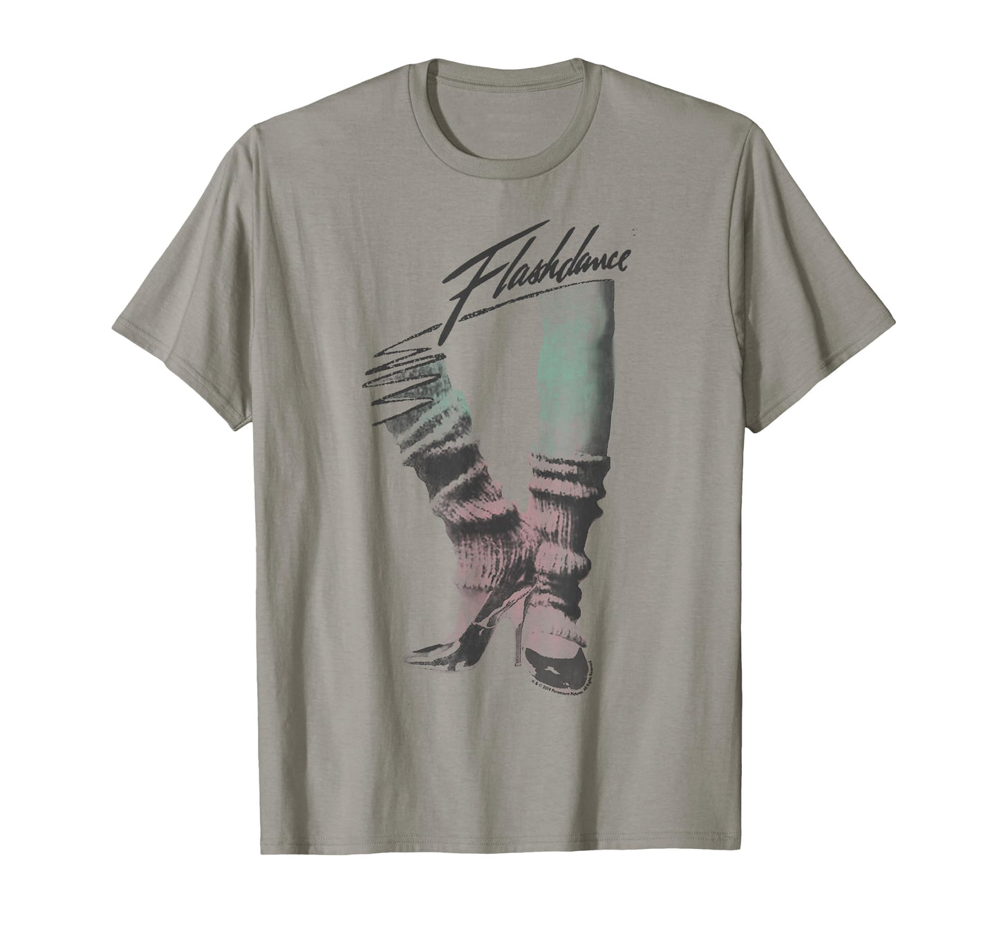 Flashdance Dancing Shoes Title Logo T-Shirt
