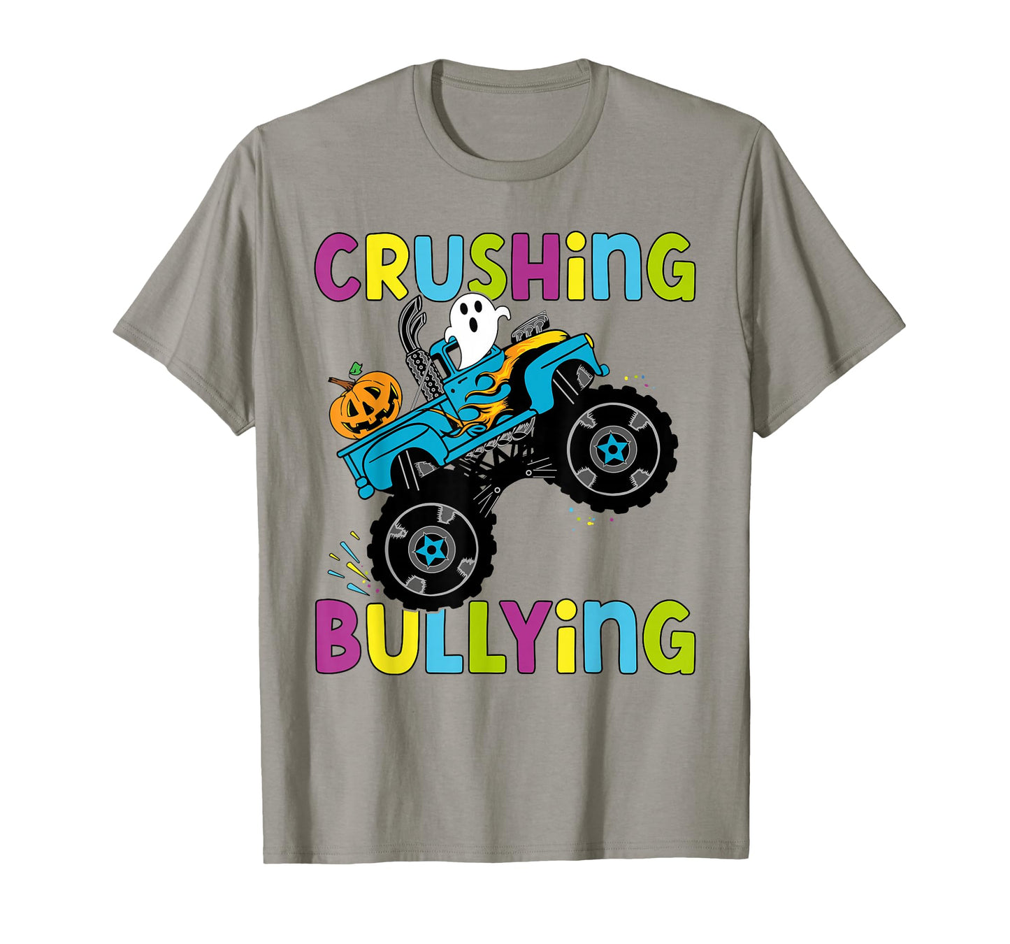 Crushing Bullying Unity Day Halloween Orange Kids Men Women T-Shirt