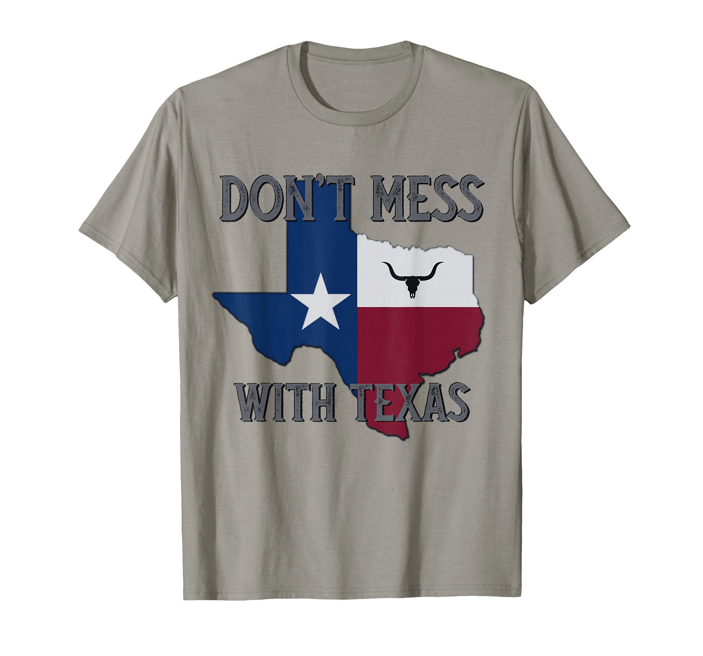 Texas Don't Mess with Vintage Texas Longhorn Lone Star State T-Shirt