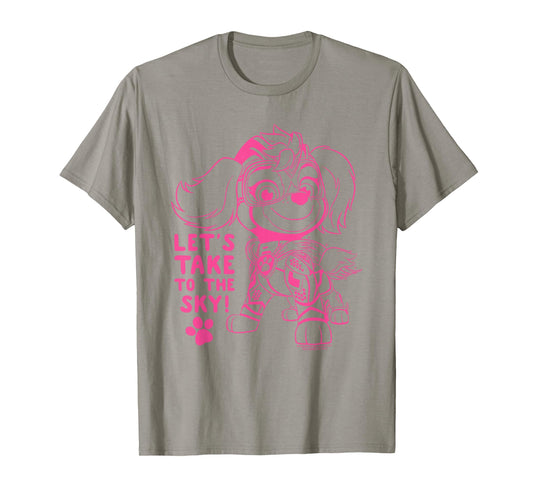 PAW Patrol: The Mighty Movie Skye Outline T-Shirt