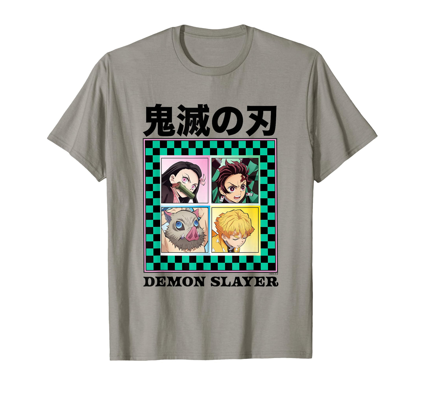 Demon Slayer: Kimetsu no Yaiba Tanjiro Nezuko Zenitsu Faces T-Shirt