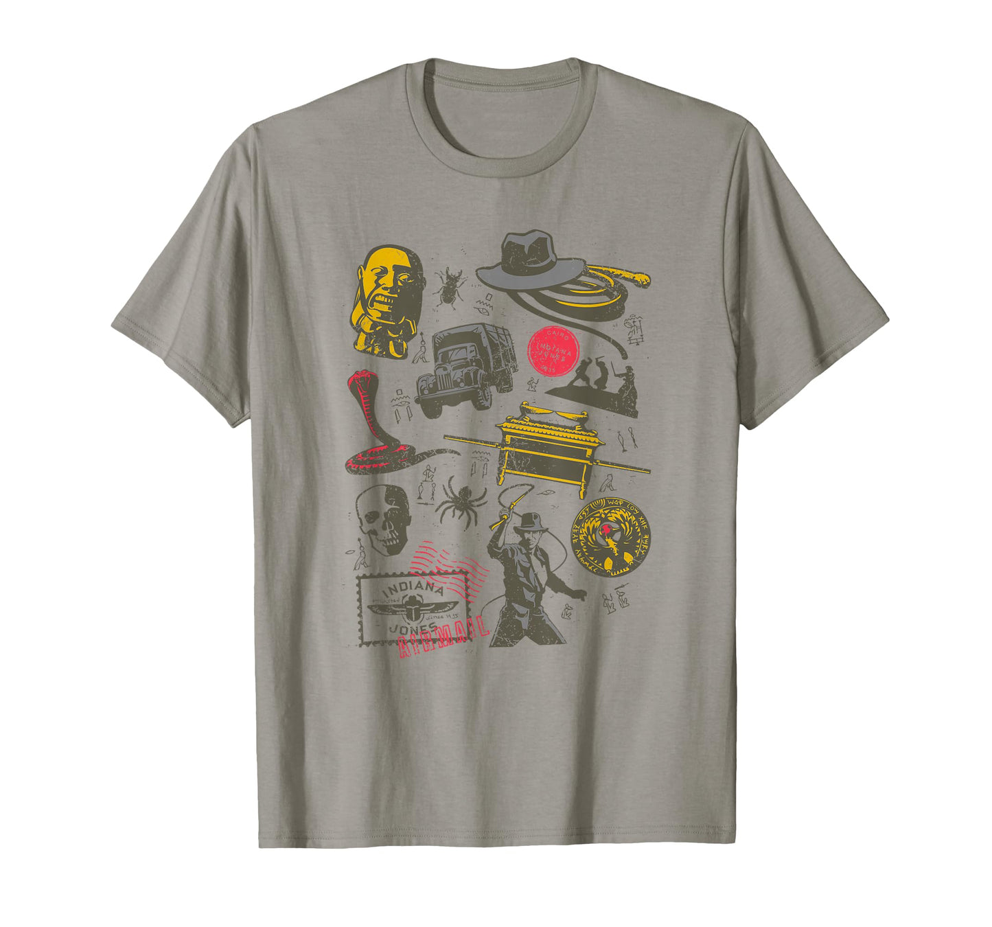 Indiana Jones Raiders of The Lost Ark Adventure Icons T-Shirt
