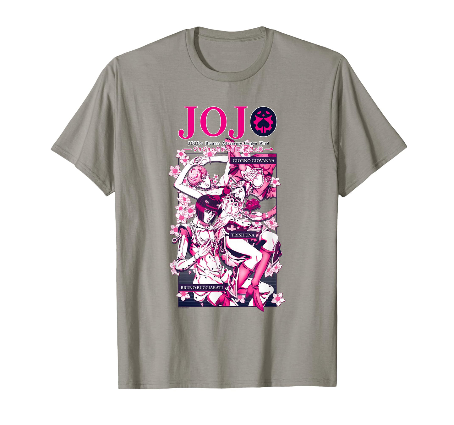 JoJo's Bizarre Adventure Golden Wind Flowers Anime T-Shirt