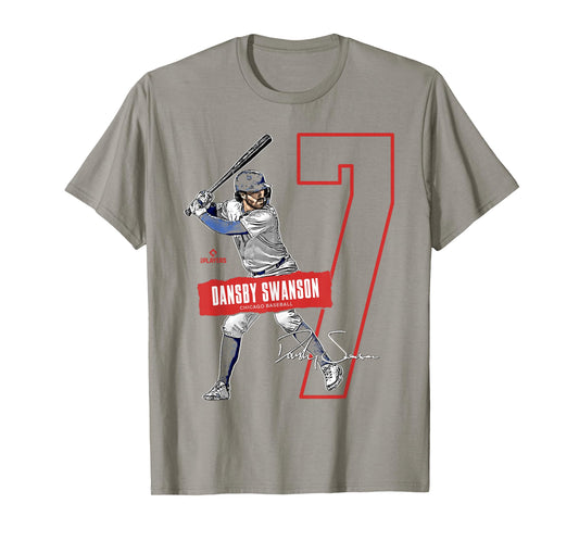 Dansby Swanson | Chicago Baseball Players | MLBDAN301N T-Shirt