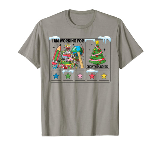 I Am Working for Christmas Break Special Education Teacher T-Shirt