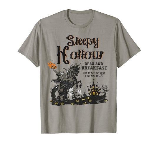 Headless Horseman Pumpkin Face Happy Halloween Sleepy Hollow T-Shirt