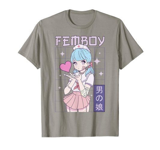 Femboy Crossdressing Crossdresser MTF Anime T-Shirt