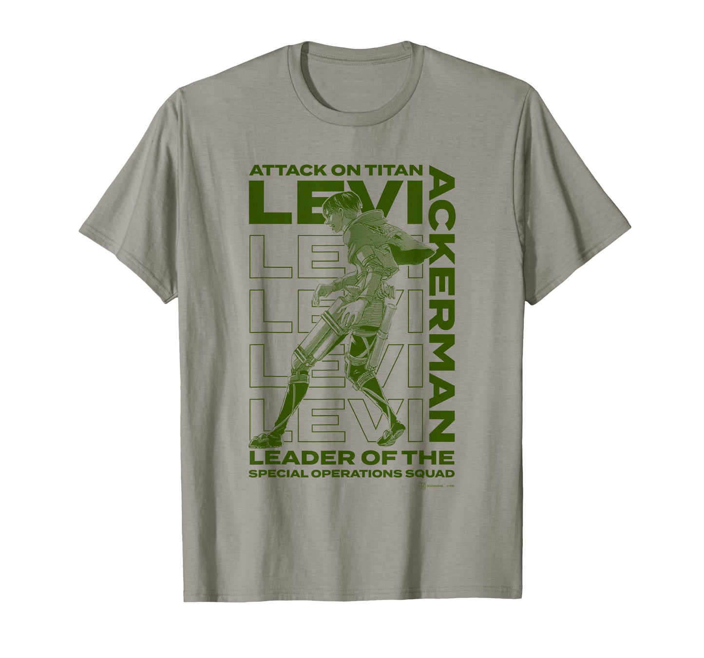 Attack on Titan The Captain Levi Ackerman Epic Big Portrait T-Shirt
