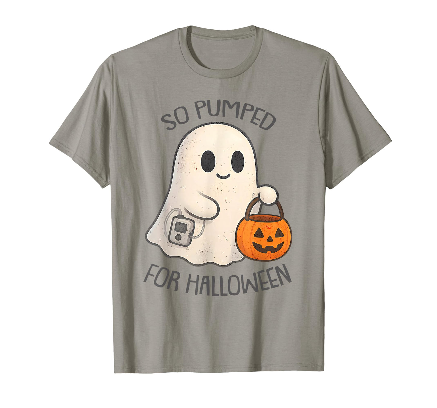 So Pumped for Halloween Cute Boo Ghost Diabetes Awareness T-Shirt