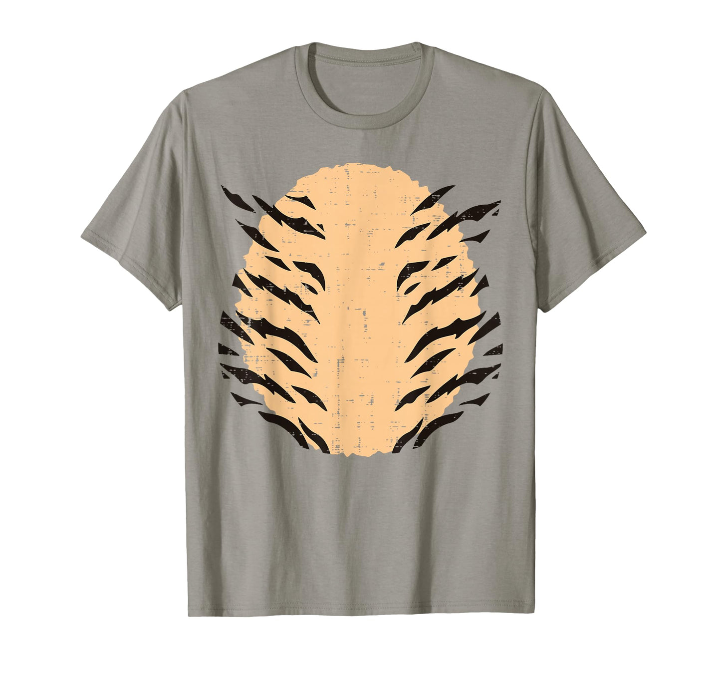 Halloween Tiger Tummy Funny Animal Costume Men Women Kids T-Shirt