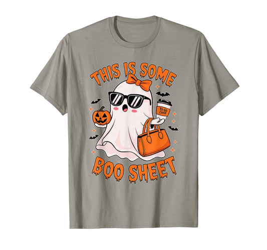 This is Some Boo Sheet Funny Retro Halloween Ghost Men Women T-Shirt