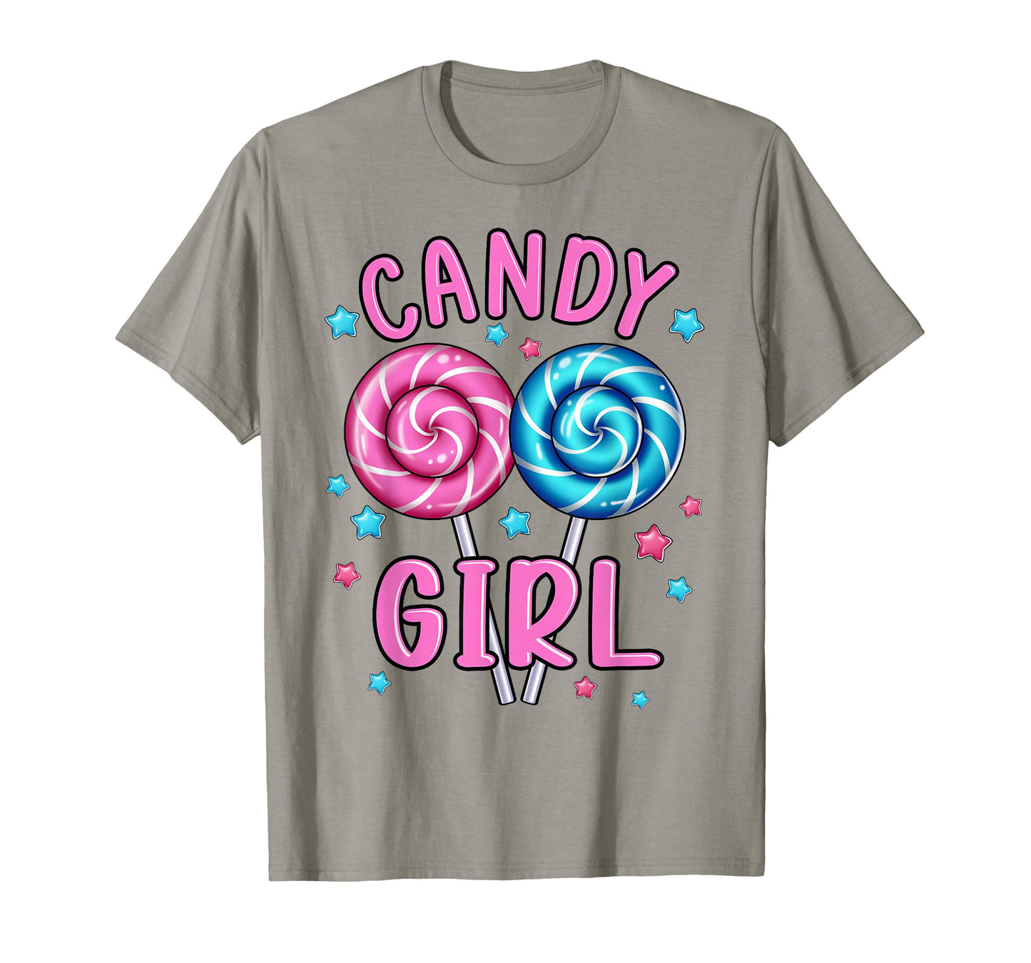 Cute Lollipop Candy Design for Women Girl Toddler Kids T-Shirt