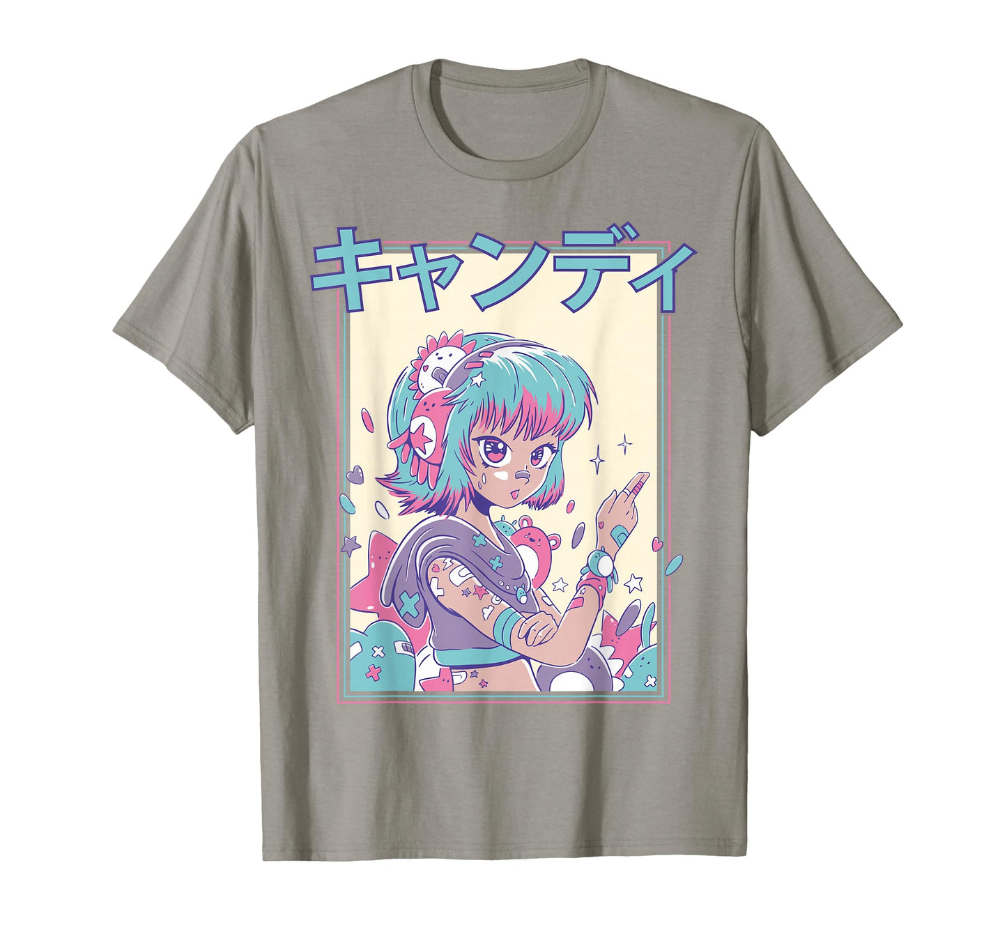 Candycore Girl Cute Pink Pastel Kawaii Anime Aesthetic #12 T-Shirt