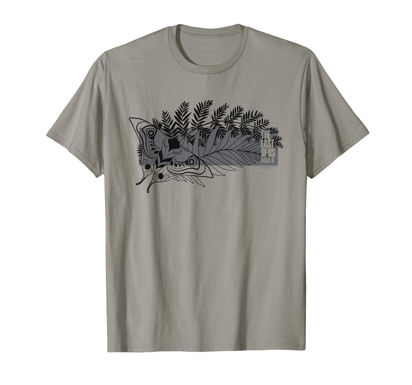 The Last of Us Moth and Leaves Video Game T-Shirt