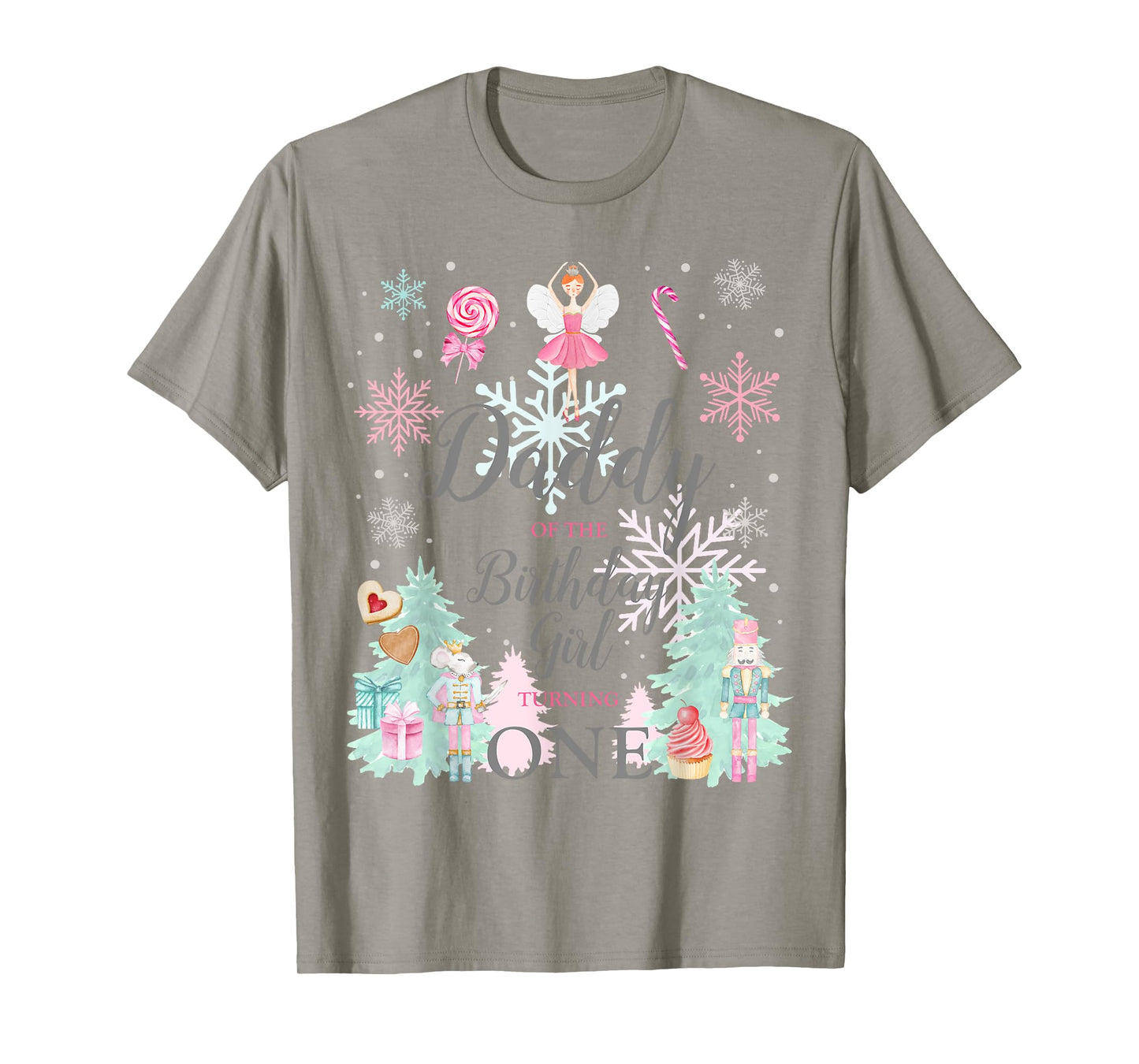 Daddy Nutcracker 1st Birthday Girl Land of Sweets Ballet T-Shirt