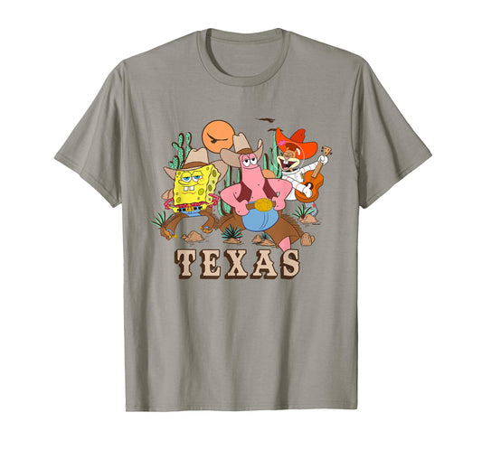Spongebob Squarepants Howdy Texas T-Shirt
