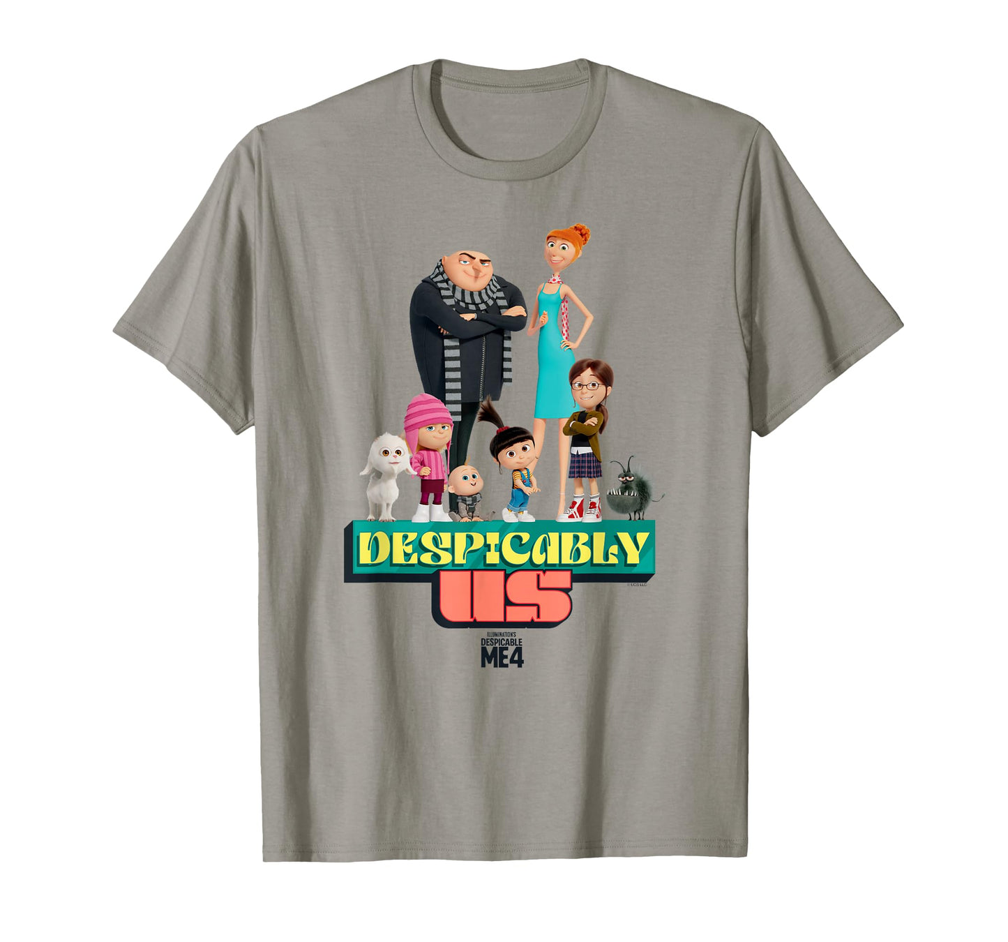 Minions Despicable Me 4 Despicably Us Gru & Family T-Shirt