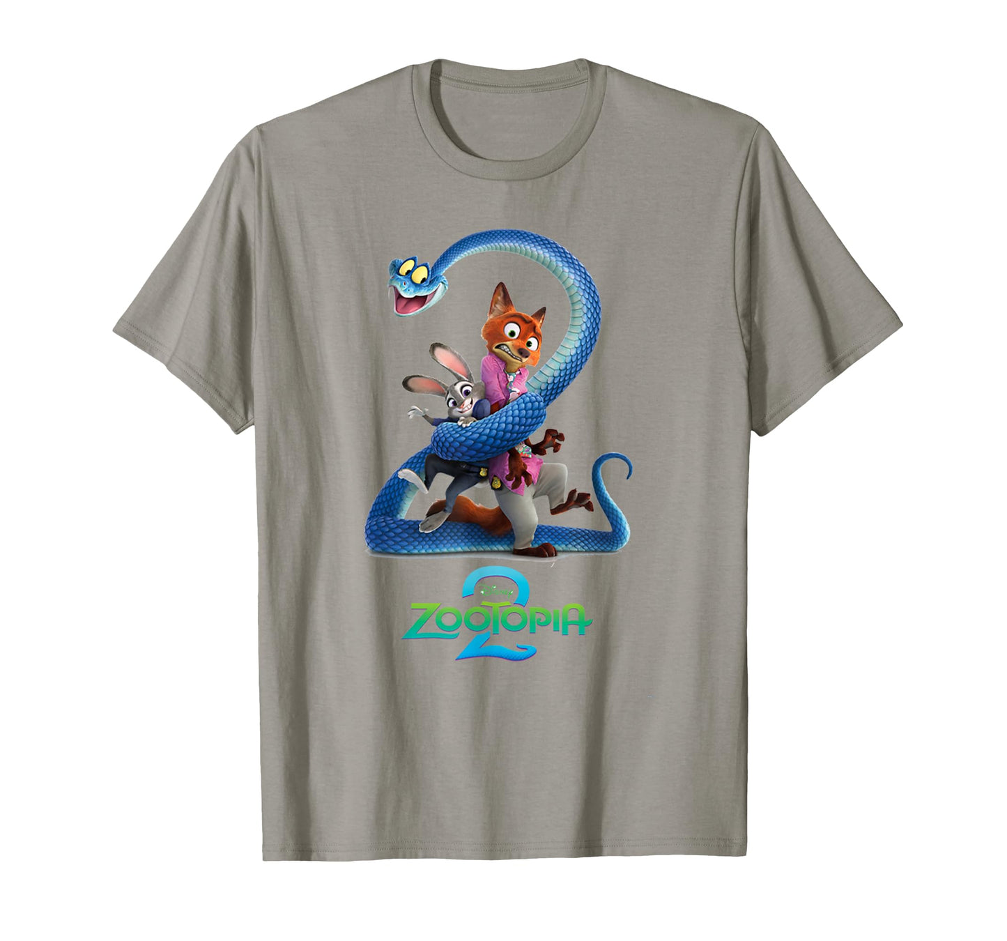Disney Zootopia 2 Funny Group Shot Movie Poster T-Shirt