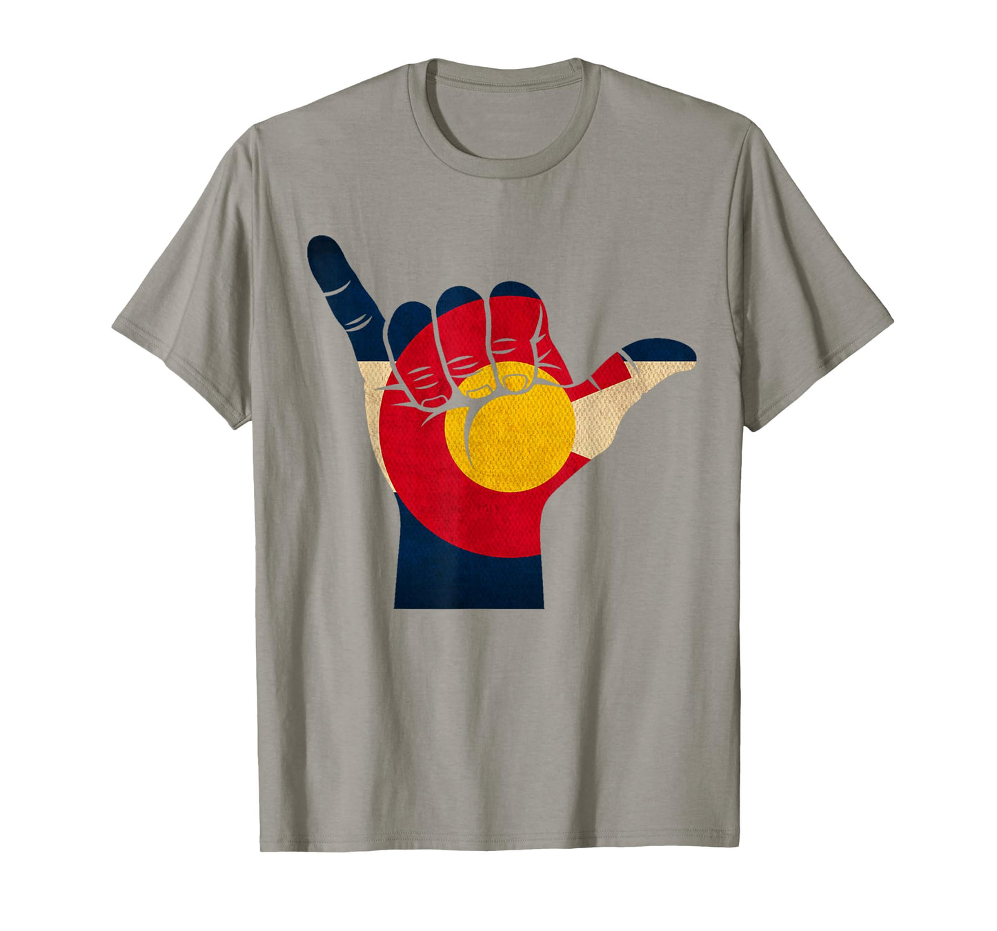 Colorado Rocky Mountain Shirt | Shaka Sign Flag of Colorado T-Shirt