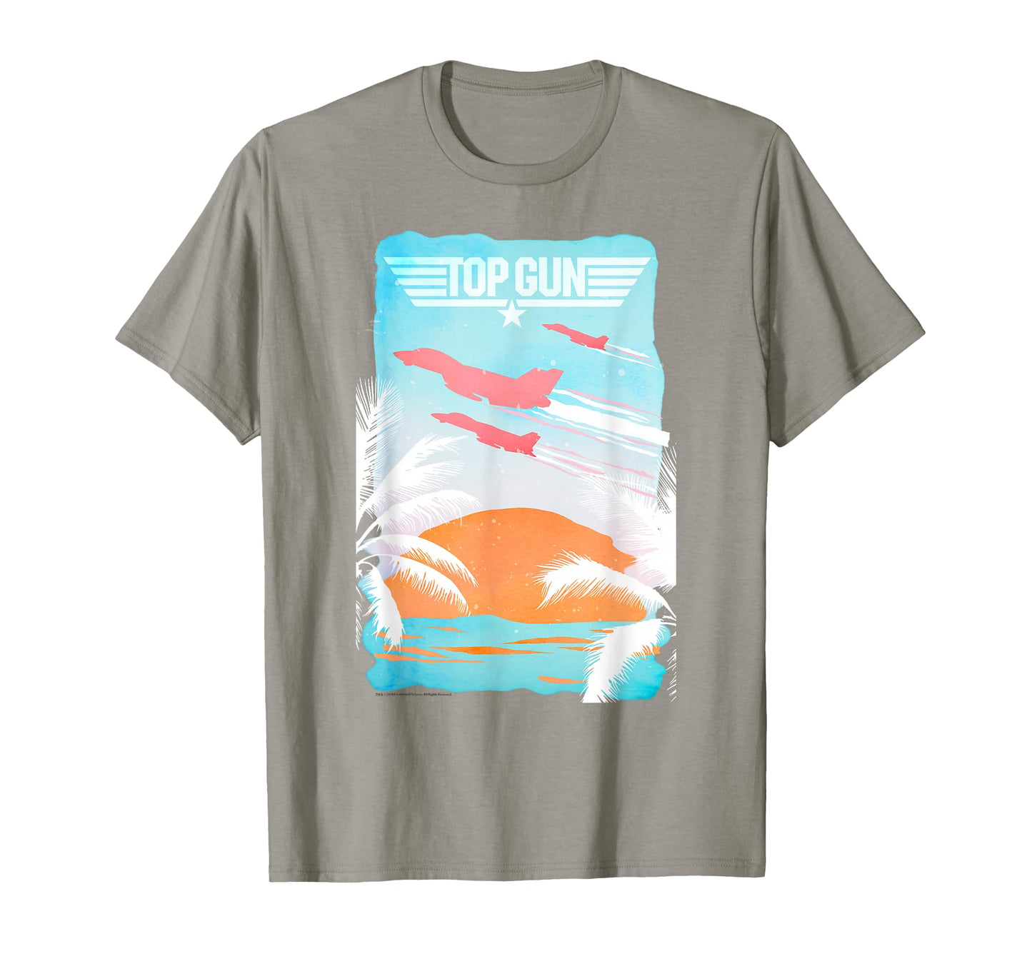 Top Gun Baja Sunset Action Movie T-Shirt