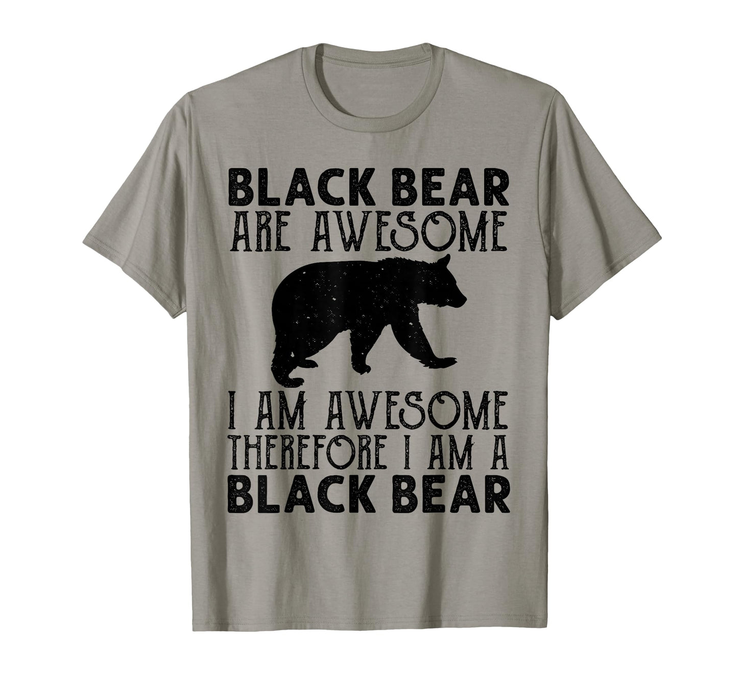 Black Bear Tee Funny American Bear Lover Animal T-Shirt