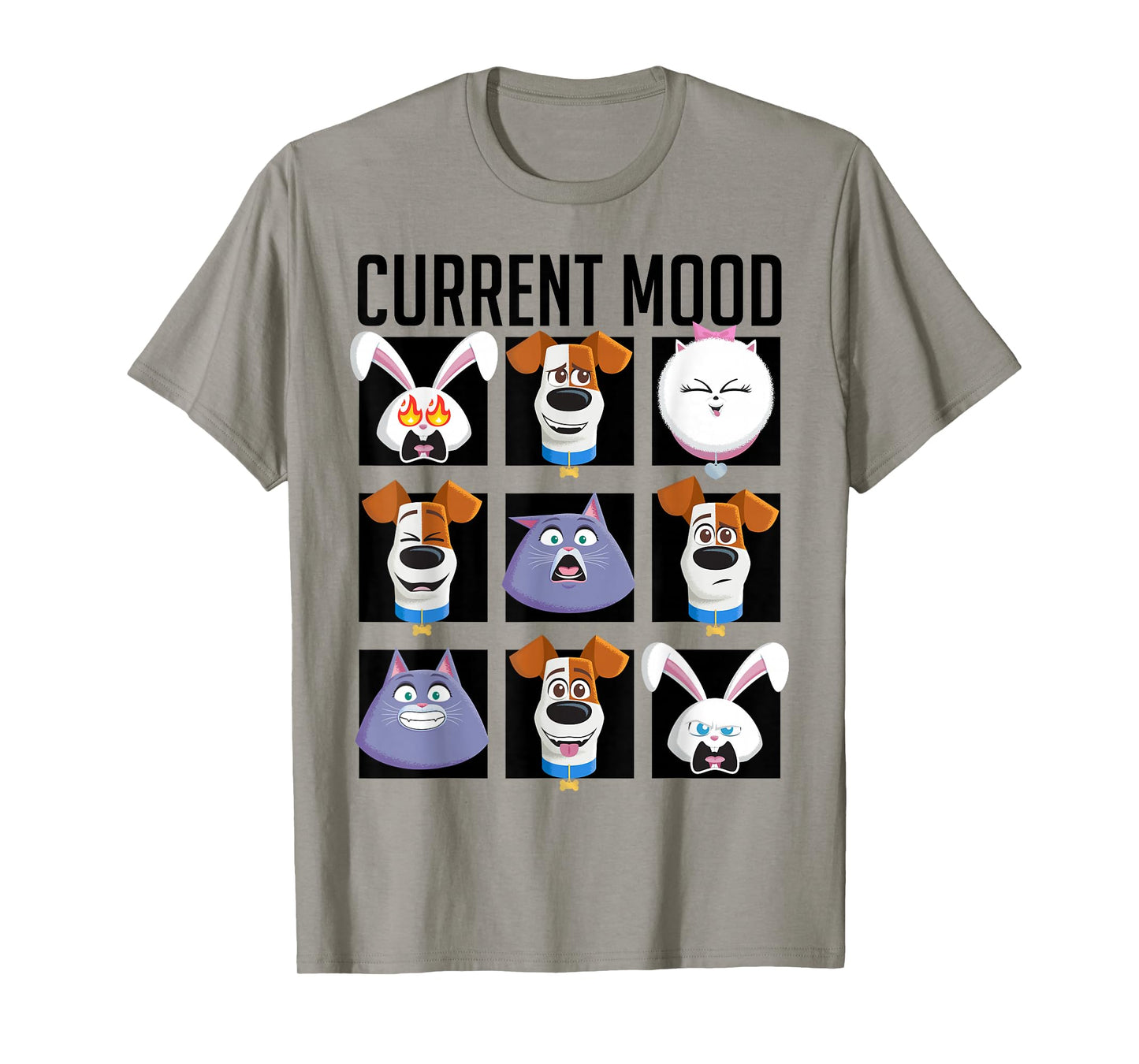 Secret Life of Pets 2 - Current Mood T-Shirt