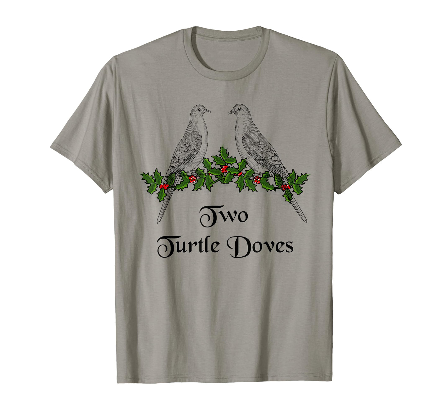 Two Turtle Doves Twelve Days of Christmas T-Shirt