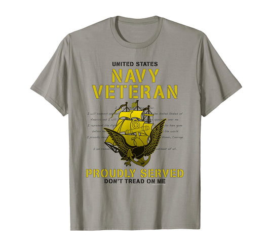 NAVY VETERAN PROUDLY SERVED T-Shirt