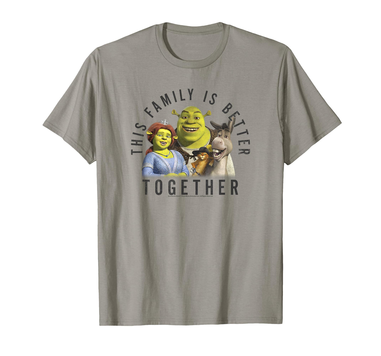 Shrek Group Shot This Family is Better Together T-Shirt
