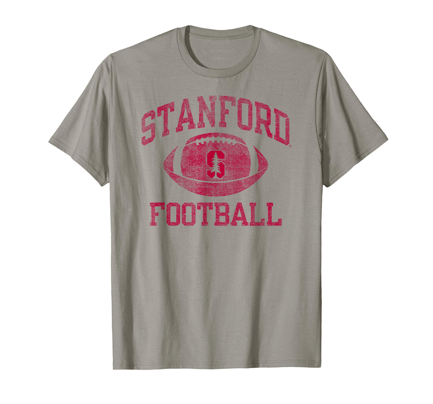 Stanford Cardinal Football Intensity Vintage White T-Shirt