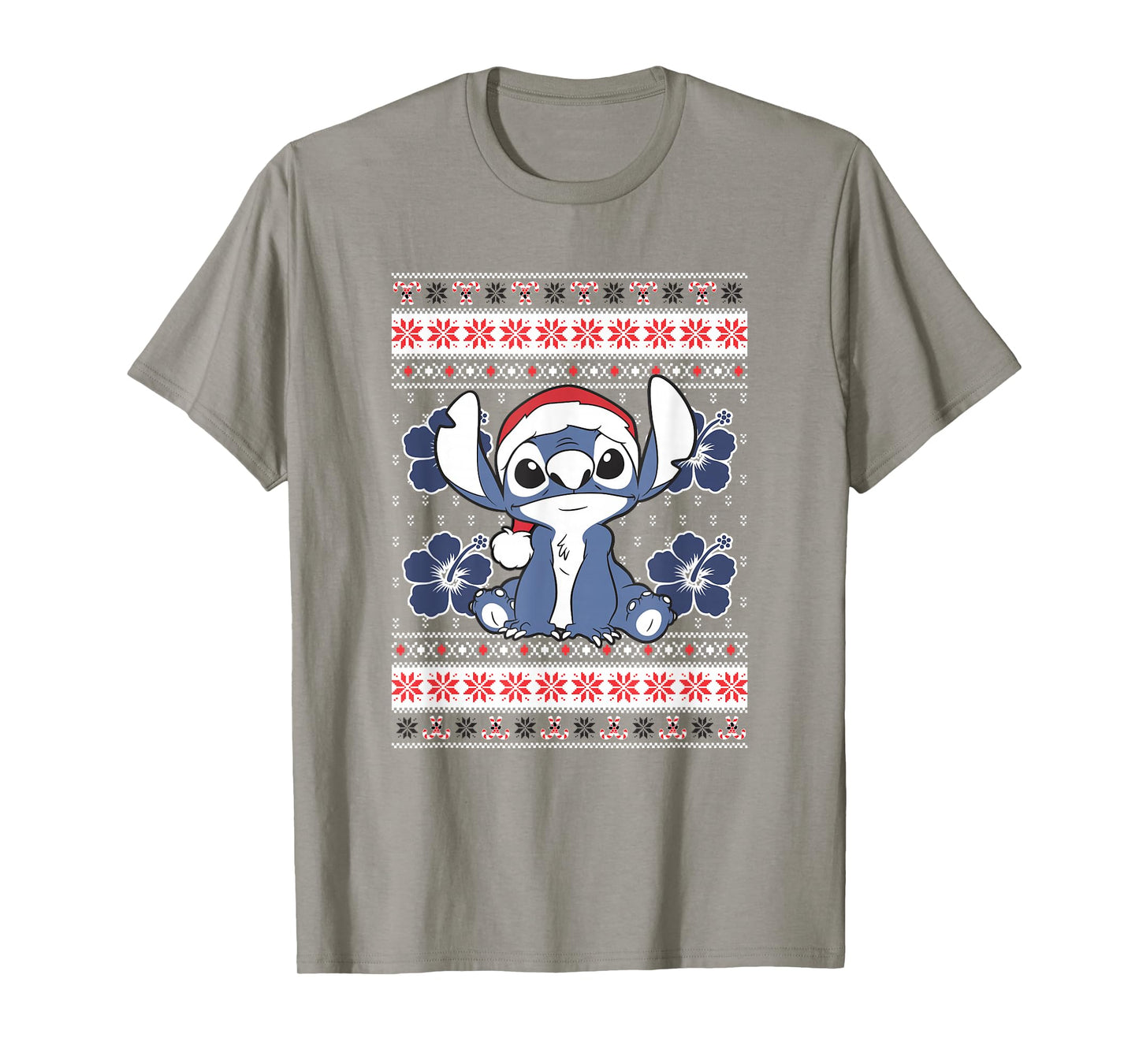 Disney Lilo & Stitch Christmas Cute Tropical Ugly Sweater T-Shirt