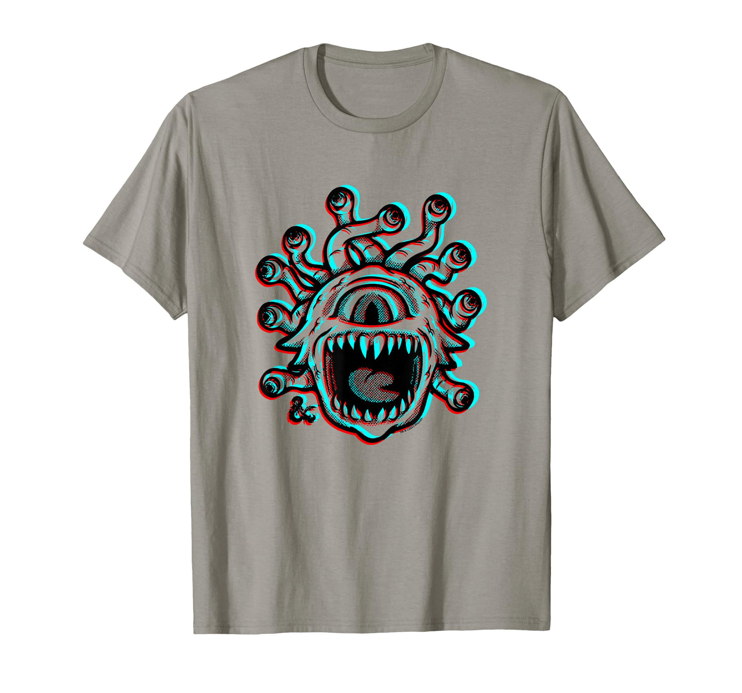 Dungeons & Dragons 50th Anniversary 3D Outline Beholder T-Shirt