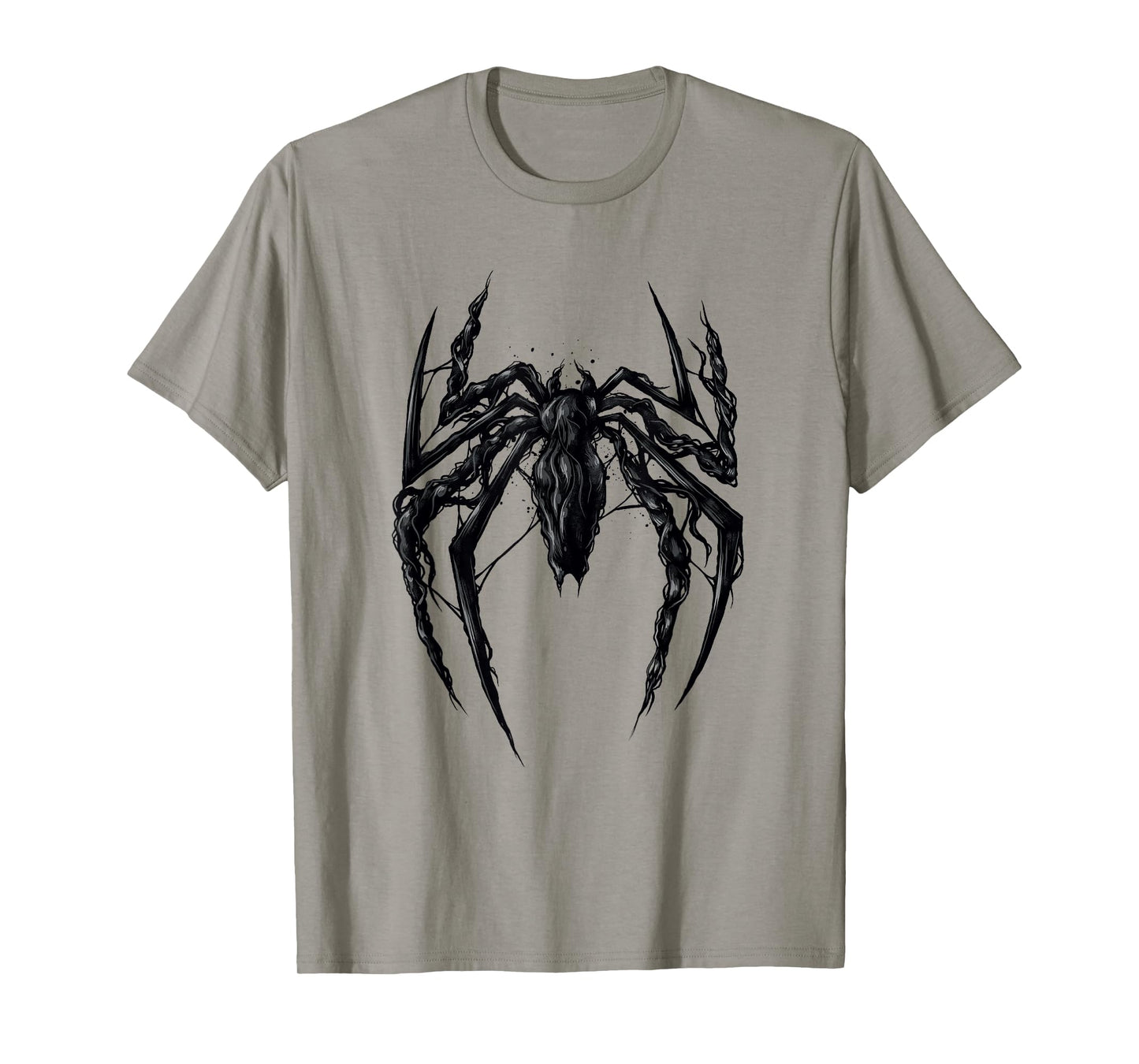 Marvel Spider-Man 2 Venomized Black Spider Chest Emblem T-Shirt