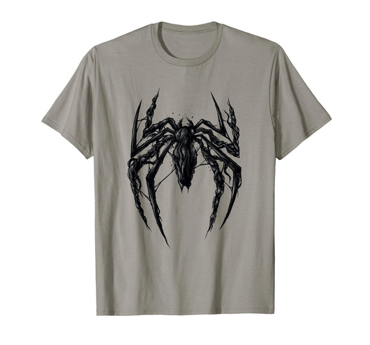 Marvel Spider-Man 2 Venomized Black Spider Chest Emblem T-Shirt